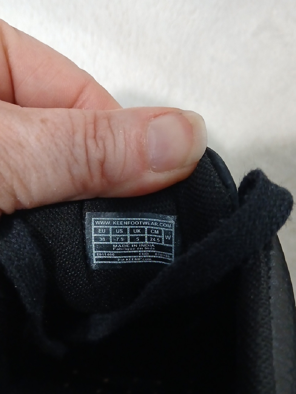 Women's Keen Presidio Black Leather Lace-Up Walking Shoes Sz 7.5 - Picture 8 of 9